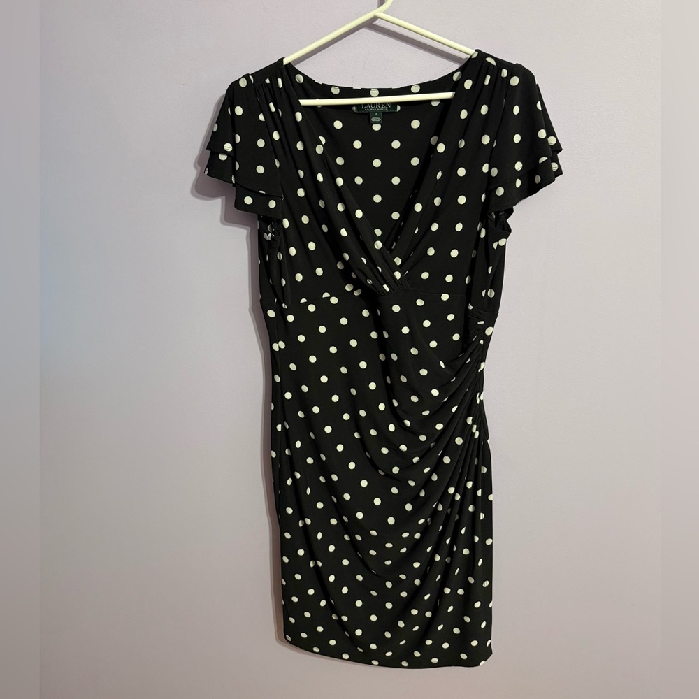 Ralph Lauren Women’s Dress, Polka Dots, Size 12
